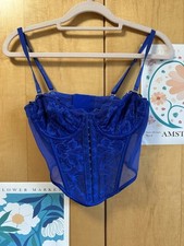 Primark royal blue corset