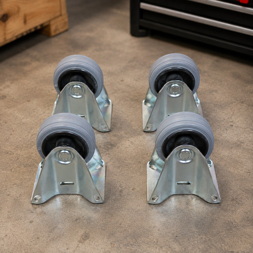 Pack fixed plate castor - 4,