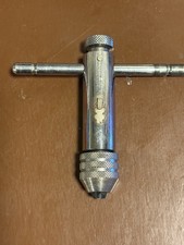 T-Handle Ratcheting Tap Wrench Adjustable - Pin Chuck