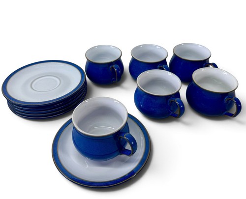 Denby imperial blue teacup - denby,