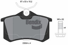 REAR BRAKE PAD SET DISC BRAKE