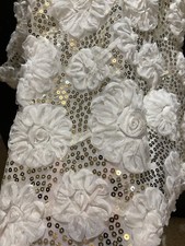 Eid wedding Pre Loved kids 3D flower Pakistani indian party dress Shirt Size 4-5