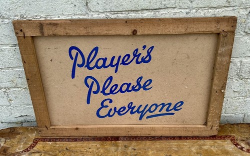 Players cigarettes wooden - players,