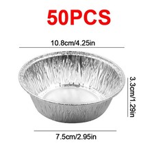 50/100Pcs Aluminium Tin Foil