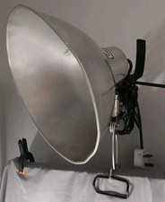 VintagePhotax Clip-on Aluminium Photographers Light 11" 28cm Reflector Tested