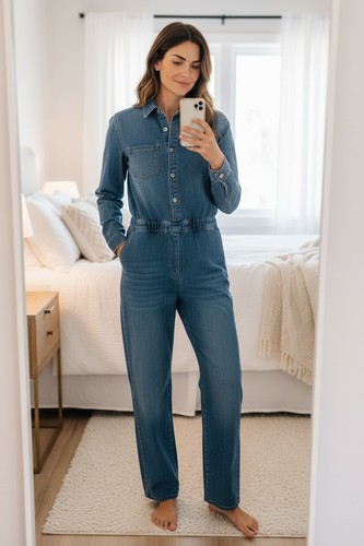 Zara trf blue straight leg - zara,