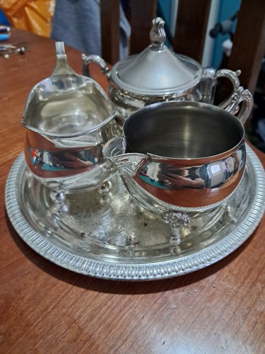 Vintage silver plated creamer - vintage,