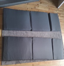 Grey Full Length Sun Lounger