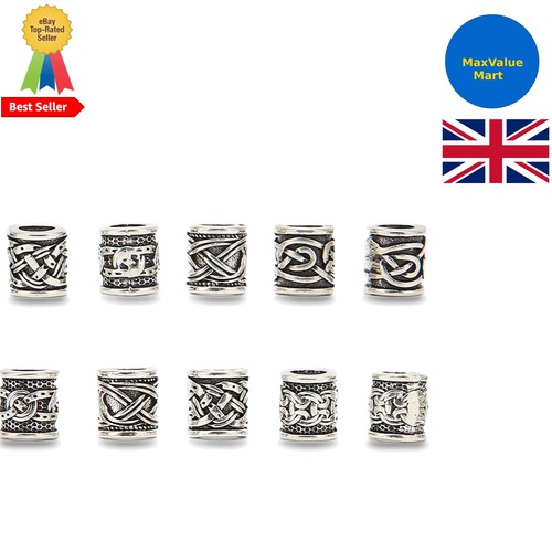 10pcs viking beard beads - beard,