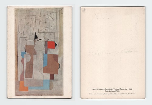 Vintage postcard ben nicholson - vintage,