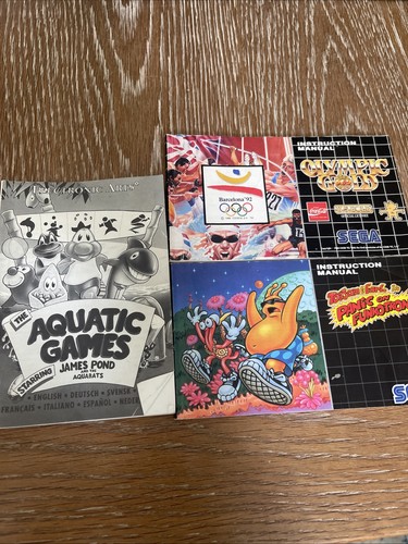 Sega mega drive manuals - 3,