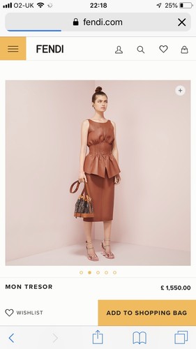 Fendi mon tresor leather pvc - tresor, &