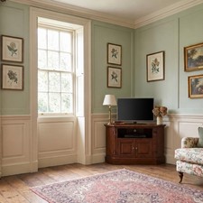 Mahogany corner unit - corner, tv