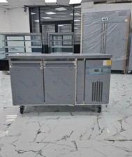 BRAND NEW HEAVY DUTY STAINLESS STEEL PIZZA PREP FREEZER.1.3 METER