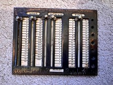 Vintage knitting stitch counter