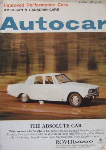 Autocar magazine april 1966 - autocar,