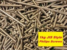 Yamaha RD250LC - 1kg Megapack - M6 A2 Philips JIS Style Pan Head Screws