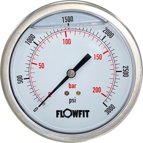 100mm glycerine filled hyd - filled,