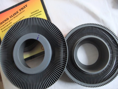 Slide projector slide carousel