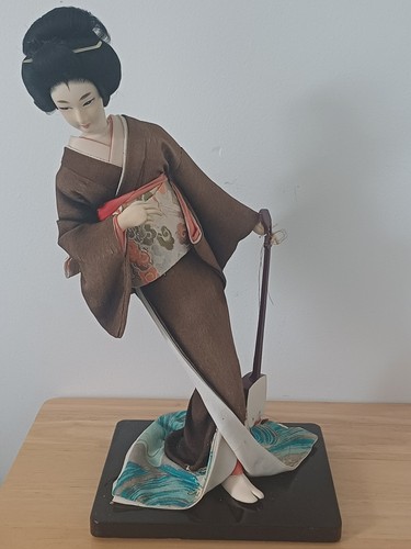 Vintage japanese doll - doll, kimono