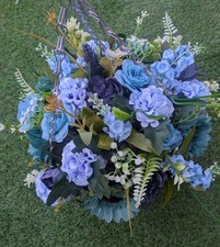 Hanging Basket With Artificial