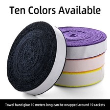 10M Absorbent Badminton Racquet Towel Grip Non Slip Sweat Band Tape Racket Reel#
