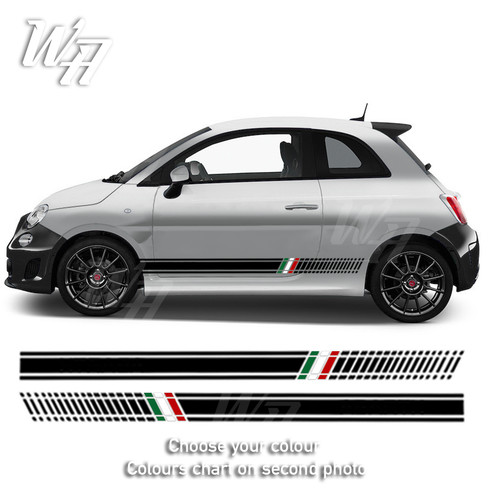Black side stripes for - black,