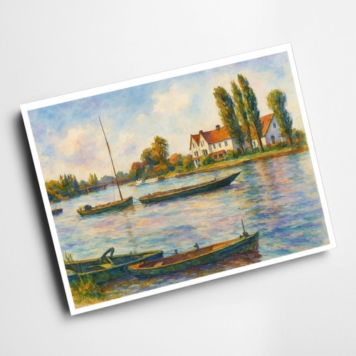 Print the river quarry - a6,