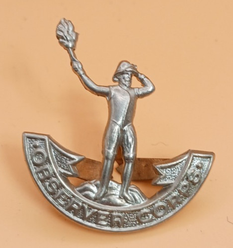 British observer corps cap - ,