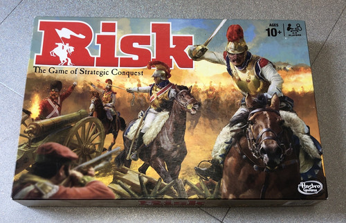 Risk board game hasbro - board,