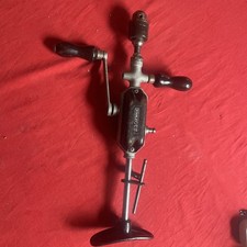 Vintage Stanley 03-748 (No748A) Hand Geared Brace Drill. Reversible. VGC. Used.