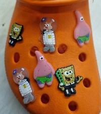 6 Shoe Jibbitz charms spongebob