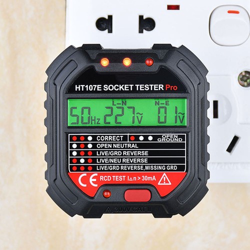 Digital socket circuit tester - digital,