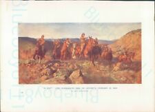 Edwardian Print In Sight Lord Dundonalds dash on ladysmith Lucy E Kemp-welch