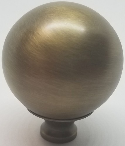 Large antique brass - 2", bed