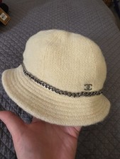 Chanel Women's Hat Wool Ivory