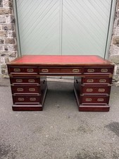 Antique Mahogany Military
