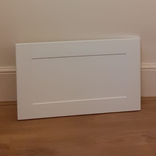 White shaker kitchen - kitchen, cabinet