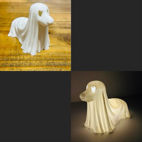 Printed fun dashhund - 3d,