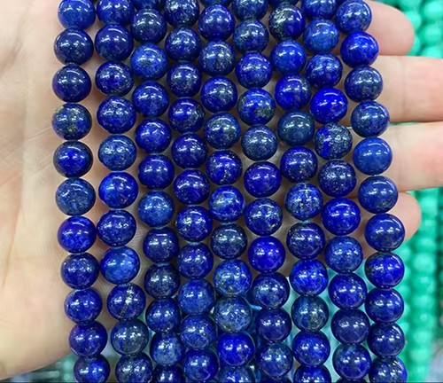 Blue lapis lazuli beads - lapis,