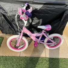 Huffy Disney princess frozen  14" Girls Bike Pink lin very good condition 
