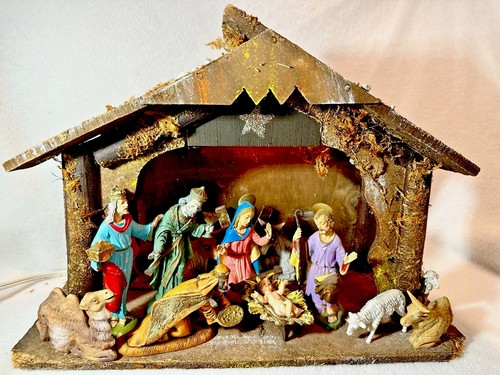 Vintage nativity made italy - vintage, in