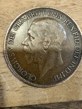 1927 King George V Bronze Coin