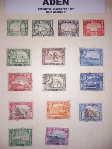 Aden kgvi 1937 - aden,
