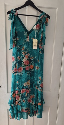 Monsoon teal green chiffon - teal,