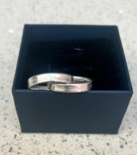 Tiffany 1837 Twin Interlocking Rings. Size J