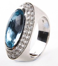 A Chopard Topaz & Diamond 750