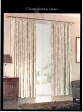 CURTAINS 3" TAPE TOP LINED IN