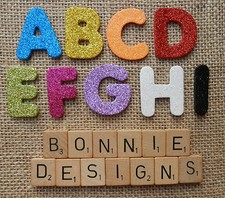 GLITTER FOAM x26 LETTERS