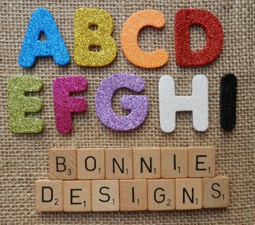Glitter foam x26 letters - x26,
